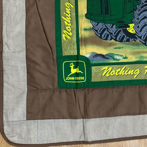 John Deere hand crafted quilt, wall hanging - Picture 3 of 8